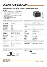 Предварительный просмотр 1 страницы ZETTLER XZM-CT50A01 Manual