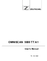 Zeutschel OMNISCAN 5000 TT A1 User Manual preview