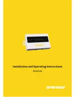 Preview for 1 page of Zeversolar A10078-00 Installation And Operating Instructions Manual