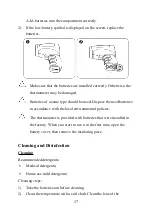 Предварительный просмотр 20 страницы zewa 11110 Instruction Manual