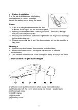 Предварительный просмотр 6 страницы zewa 11115 User Manual