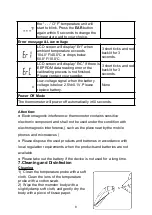 Предварительный просмотр 11 страницы zewa 11115 User Manual