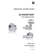 ZF-DUOPLAN 2K2100 Operating Instructions Manual preview