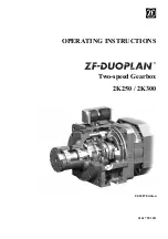 Preview for 1 page of ZF-DUOPLAN 2K250 Operating Instructions Manual