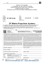 Preview for 1 page of ZF 280 IV Manual