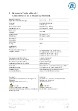 Preview for 16 page of ZF TS-AFIS-02 Technical Specifications