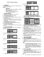 Preview for 1 page of Zhangzhou Weihua DT5811 Operator'S Manual