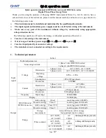 Zhejiang CHINT Instrument & Meter Co., Ltd. DTSU666 Series Quick Operation Manual предпросмотр