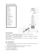 Предварительный просмотр 3 страницы Zhejiang Clean Technology Co. CT-A171 Operation Instructions