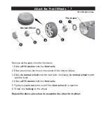 Preview for 8 page of Zhejiang Jiajia Ride-On Co. AUDITT Owner'S Manual With Assembly Instructions