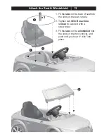 Preview for 14 page of Zhejiang Jiajia Ride-On Co. AUDITT Owner'S Manual With Assembly Instructions