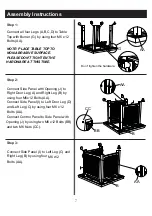 Preview for 8 page of Zhejiang Yayi 227778 Assembly Instructions Manual