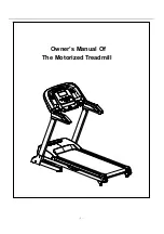 Предварительный просмотр 1 страницы ZHEJIANG ZHENGXING FITNESS EQUIPMENT ZX3500 Owner'S Manual