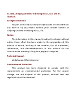 Preview for 2 page of Zhejiang IPC320 Series Quick Manual