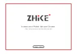 Preview for 1 page of ZHIKE ZK901 Manual