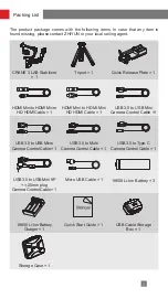 Preview for 5 page of Zhiyun Crane 3 Lab User Manual