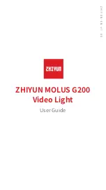 Preview for 2 page of Zhiyun MOLUS G200 User Manual