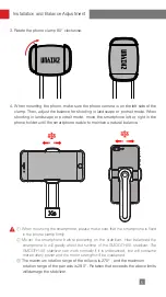 Предварительный просмотр 9 страницы Zhiyun SM110 User Manual