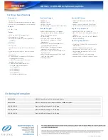 Preview for 2 page of Zhone 4929 4929-A1-520 Specification Sheet