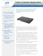 Preview for 1 page of Zhone 4929-A1-530 Technical Specifications