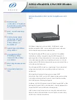 Preview for 1 page of Zhone 6388-A1-XXX Technical Specifications