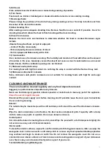 Preview for 10 page of Zhongshan Donlin Weili Electrical Appliances Co. XB2831T Instruction Manual