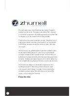 Предварительный просмотр 2 страницы Zhumell COMMODORE BRASS Owner'S Manual