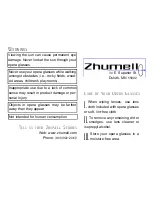 Предварительный просмотр 2 страницы Zhumell Covent 3x25 User Manual