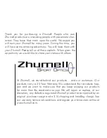 Предварительный просмотр 5 страницы Zhumell Signature 10x42 User Manual