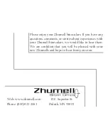 Preview for 8 page of Zhumell Tachyon 25x100 User Manual