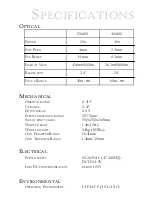 Preview for 3 page of Zhumell Vista 25x100 User Manual