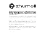 Предварительный просмотр 2 страницы Zhumell ZHUV002-1 Owner'S Manual