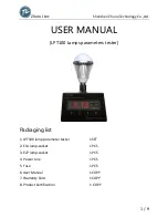 Zhurui-tec LPT100 User Manual предпросмотр