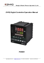 ZHYQ PD9001 Operation Manual предпросмотр