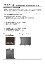 Предварительный просмотр 2 страницы ZHYQ PD9001 Operation Manual