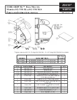 Ziamatic Zico SURE-GRIP XL SG-VM-XL Parts And Instruction Manual preview