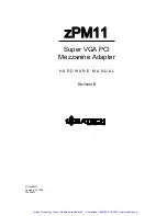 Предварительный просмотр 4 страницы Ziatech Corporation zPM11D-2 Hardware Manual