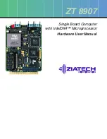 Предварительный просмотр 2 страницы Ziatech Corporation ZT 8907 Hardware User Manual