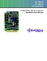 Предварительный просмотр 1 страницы Ziatech Corporation ZT 89CT04 Hardware User Manual