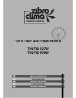 Preview for 1 page of ZIBRO CLIMA TIG-327W User Manual