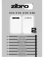 Preview for 1 page of Zibro D 510 Operating Manual