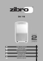 Zibro DX 118 Operating Manual preview