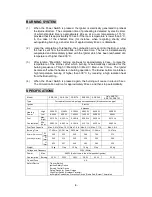 Preview for 8 page of Zibro Eurostove Oslo injection (Type B) Service Manual