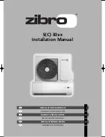 Preview for 1 page of Zibro SC 3050 Installation Manual