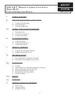 Preview for 1 page of Zico QUIC-LIFT HLAS Series Parts And Instruction Manual