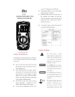 Предварительный просмотр 1 страницы Zico ZI-6550 Operating	 Instruction