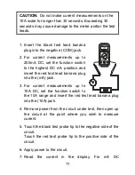 Preview for 12 page of Zico ZI-846 Operating Instructions Manual