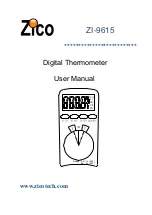 Preview for 1 page of Zico ZI-9615 User Manual