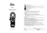 Zico ZI-9983 Operating	 Instruction предпросмотр