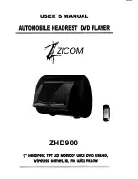 Zicom ZHD900 User Manual preview